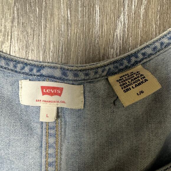 Levi’s Denim Button Front Dress - Picture 5 of 7